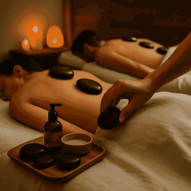Couples Hot Stone (75 min)